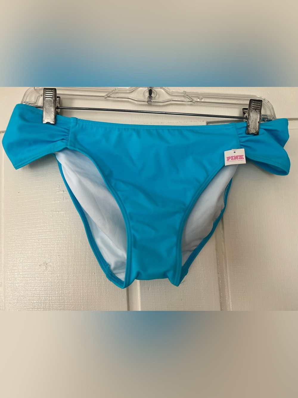 PINK Victoria's Secret Bright Blue Bikini Bottoms